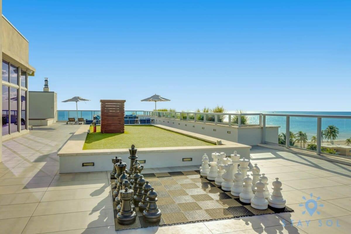 Apartment With Bay View Balcony - Pool - Up To 6 - Gym Hollywood Dış mekan fotoğraf